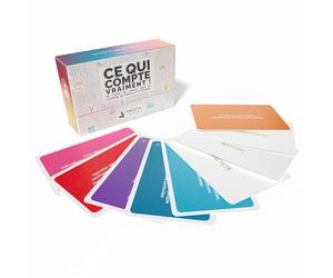 Carte Coaching metaFox Ce qui compte vraiment ! - 80 cartes de valeur pour le coaching, les ateliers et la thérapie - Pour découvrir, hiérarchiser et vivre selon ce qui compte vraiment pour vous.