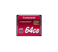 Carte Compact Flash Premium Transcend 64 Go 800x