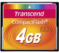 Carte Compact-Flash Transcend Standard 133x 4 GB