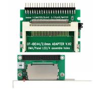 Carte Compact Flash vers disque dur bootable IDE 44 broches mâle 2 mm 2,5 pouces