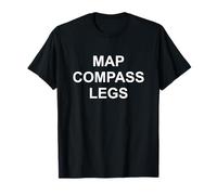 Carte Compas Jambes Course d'orientation T-Shirt
