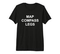 Carte Compas Jambes Course d'orientation T-Shirt Haut de Gamme
