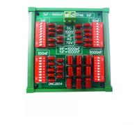 Carte condensateur programmable, plage de 1 nF à 99 999 nF, pas de 1 nF, précision de 5 %, DC 100 V/AC 70 V, pour les tests éducatifs et d'ingénierie électronique (avec boîtier)
