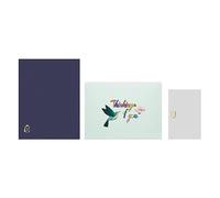 Carte contextuelle « Thinking Of You » avec fleurs en papier, carte de voeux popup avec fleur en papier pour anniversaire en pensant à vous, avec enveloppe, a HeartfeltExpression Care & Greeting Cards
