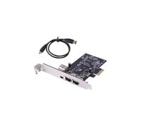 Carte contrôleur 1394 PCIe compatible avec Delock, Startech pour Windows 10 - Accessoire d'extension pour transfert de données haute vitesse