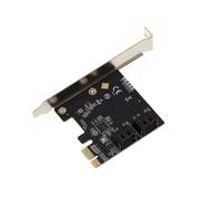 Carte Contrôleur 4 ports SATA 6G Sur Port PCIe 3.1 1x avec support AHCI et UEFI pour SSD et HDD. Chipset ASM1064