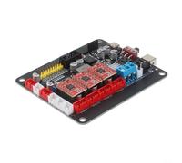 Carte contrôleur CNC compatible avec GRBL 1 1, avec double axe Yaxe pour moteur pas à pas XYZ, interface USB, prise en charge des fichiers Gcode hors ligne