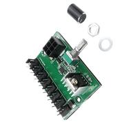 Carte contrôleur de vitesse de ventilateur de refroidissement 3/4 broches 4/8 canaux pour équipement électrique avec interrupteur à bouton réglable