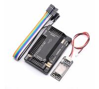 Carte contrôleur de vol APM2.8, Module de télémétrie Radio sans Fil Wi-FI, Nouveau MAVLink2, Compatible avec Le Drone Pixhawk APM FPV(V with Compass WiFi)