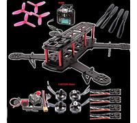 Carte contrôleur de vol F4V3S avec baromètre OSD Compatible avec INAV Betaflight Compatible BN880 Quadcopter RC Drone FPV Racing(QAV250 Package F)