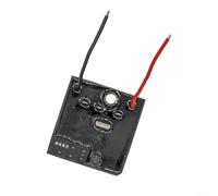 Carte contrôleur d'entraînement sans balais pour Dongcheng 298, panneau de commande de rechange pour outils électriques avec indicateur LED et connecteur à 6 broches (1 ensemble)