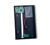 Carte contrôleur for écran LTN133AT17 B133XTN01 + boîtier métallique 13,3 pouces, kit de rénovation DIY, EDP 30 broches, micro USB 1366 x 768, matrice portable, mini-HDMI(LTN133AT17-102 xCase)