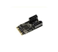 Carte contrôleur M.2 (M2 NGFF) type PCIe M ou B+M Key 2 port SATA 3.0 6Gbps avec Chipset JMB582