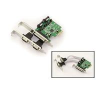 Carte Contrôleur PCIE RS232 x2 + LPT - High + Low Profile - Reglage +5v +12v