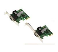 KALEA-INFORMATIQUE Carte contrôleur PCI Express PCIe Série RS232 1 Port avec Chipset ASIX AX99100. Montages possibles Low et High Profile