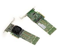 Carte contrôleur PCIe 3.0 8x pour 4 SSD M.2 NVMe M Key (M2 NGFF). PLX PEX 8747