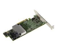 Carte contrôleur PCIe 3.0 SAS + SATA - 12GB - 8 Ports - Cache 1GB DDR3 - Raid 0 1 5 6 10 50 60 - LSI 9361-8i
