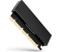 Axagon Carte PCIe PCEM2-XS – 1 x M.2 clé M NVMe PCIe 3.0 x4, radiateur, profil bas