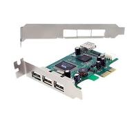Carte adaptateur pci express vers 4 ports usb 2.0 - carte pcie - 3x us