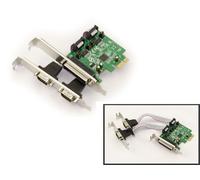 KALEA-INFORMATIQUE Carte contrôleur PCI Express PCIe Parallèle IEEE1284 LPT SPP ECP et série RS232 avec Chipset ASIX