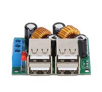 Carte convertisseur de Tension à 4 Ports USB, Module d’Alimentation DC 12 V, 24 V, 40 V vers 5 V, 5 A, avec Puce A5268, Carte de Charge USB à Haut rendement de 94% pour