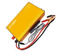 Carte convertisseur onduleur haute puissance 12 V avec 20 transistors, sortie 50 A pour système de batterie solaire, boîtier en métal avec réglage de la fréquence (jaune)