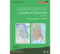 Carte cycliste - Danemark & Copenhague | Scanmaps