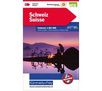 Carte cycliste de la Suisse | Kümmerly & Frey