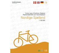 Carte cycliste du Danemark n° 1 - Nord-Zélande | Scanmaps