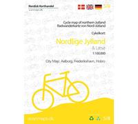 Carte cycliste du Danemark n° 5 - Jutland Nord | Scanmaps