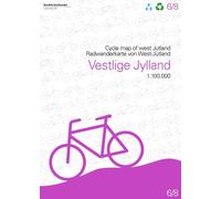 Carte cycliste du Danemark n° 6 - Jutland Ouest | Scanmaps