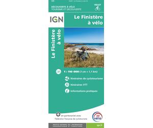 Carte cycliste - Finistère à vélo | IGN