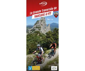Carte cycliste - Grande traversée du Vaucluse à VTT | VTOPO