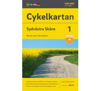Carte cycliste n° 01 - Skane Sud-ouest (Suède) | Norstedts