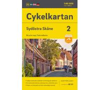 Carte cycliste n° 02 - Skane Sud-est (Suède) | Norstedts