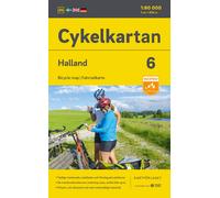 Carte cycliste n° 06 - Halland (Suède) | Norstedts