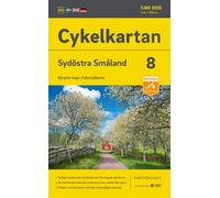 Carte cycliste n° 08 - Smaland Sud-est (Suède) | Norstedts