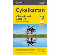 Carte cycliste n° 12 - Västergötland / Göteborg (Suède) | Norstedts