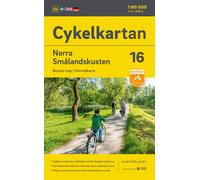 Carte cycliste n° 16 - Smaland Côte Nord (Suède) | Norstedts