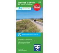 Carte cycliste n° 16 - Zeeuwse Eilanden (Pays-Bas) | Falk