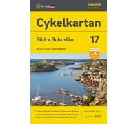 Carte cycliste n° 17 - Bohuslän Sud (Suède) | Norstedts