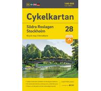 Carte cycliste n° 28 - Roslagen Sud / Stockholm (Suède) | Norstedts