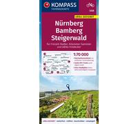 Carte cycliste n° F3328 - Nürnberg, Bamberg, Steigerwa (Allemagne) | Kompass