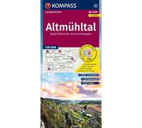 Carte cycliste n° F3329 - Altmühltal (Allemagne) | Kompass