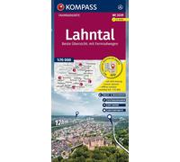 Carte cycliste n° F3339 - Lahntal (Allemagne) | Kompass