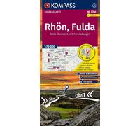 Carte cycliste n° F3356 - Rhön, Fuldar (Allemagne) | Kompass