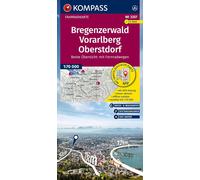 Carte cycliste n° F3357 - Bregenzerwald, Voralberg, Oberstdorf (Autriche) | Kompass