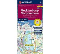 Carte cycliste n° F3702 - Mecklenburg-Vorpommern(Allemagne) | Kompass