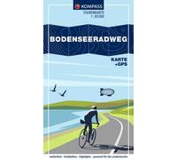 Carte cycliste n° F7005 - Piste cyclable du lac de Constance / Bodenseeradweg | Kompass
