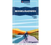Carte cycliste n° F7007 - Piste cyclable de la Moselle | Kompass